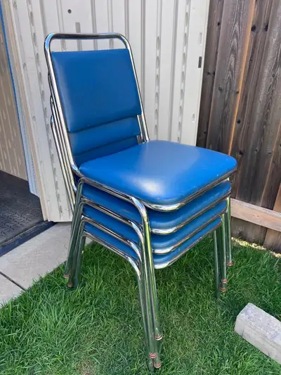Blue Stacking Chairs, View more
