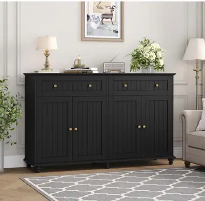 Brand New Black Sideboard / Coffee Bar – Wayfair (Unopened), View more