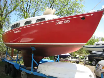 Sailboat Grampian 26. Grampian has 6ft standing headroom, galley, dinette, head/toilet, sleeps 5. In...
