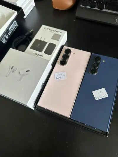 Samsung Galaxy Fold 6 256gb **pods pro Pkg + Delivery**, View more