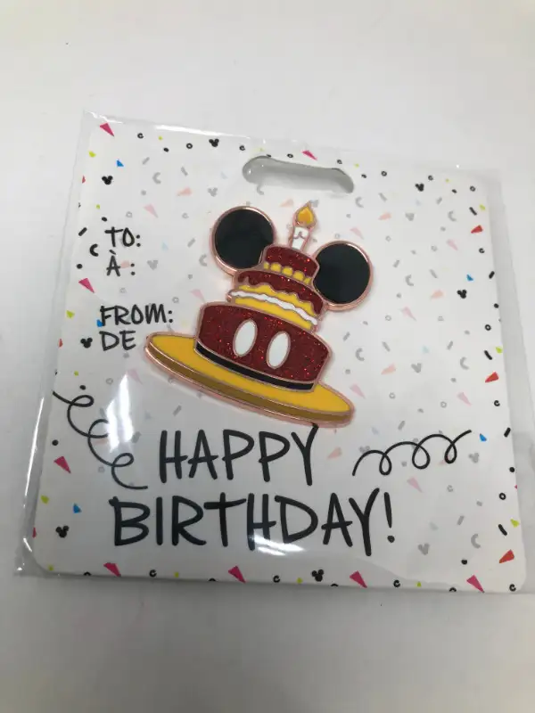 AUTHENTIC DISNEY MICKEY MOUSE BIRTHDAY PIN BRAND NEW in Arts & Collectibles in Calgary - Image 2