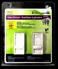 Leviton Slide Dimmer Switch 2 Pack