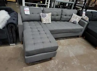 Canapé d'angle gris, View more