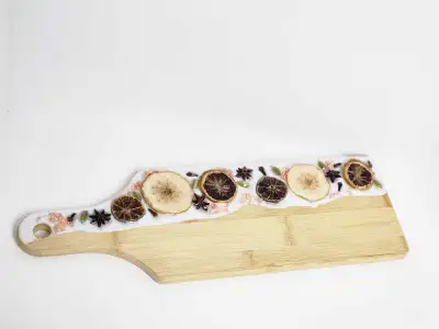 Handcrafted Artisan Resin & Bamboo Charcuterie Boards, View more