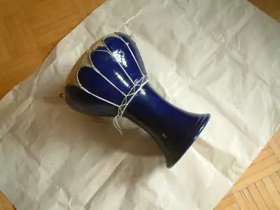 Ceramic Doumbek drum /  Doumbek en céramique, View more