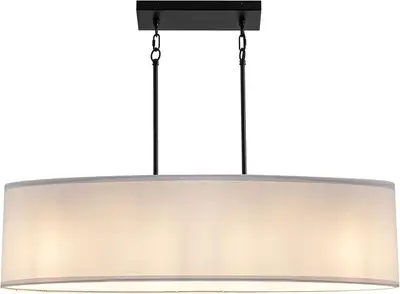 NEW Modern Chandelier 4-Lights,36" Length Large Linear Pendant, View more