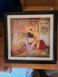 Led Zeppelin Shadowbox and 3 Books