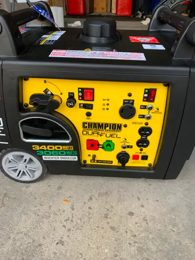 Brand new never used. I added oil, started it on Propane and ran it for an hour to do the break in a...