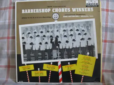 1958 Barbershop Chorus Winners Vinyl LP, View more