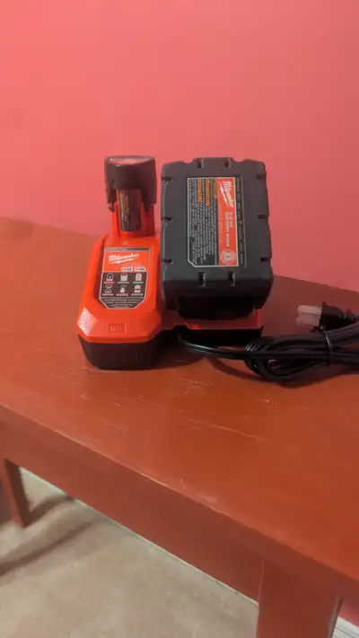 Milwaukee M12 & M18 Charger and batteries, View more