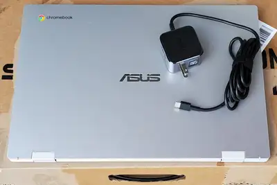 ASUS Chromebook laptop 15.6" display, View more