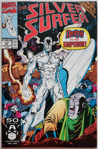 Marvel Comics Silver Surfer #53 1st App. Kree Gen. Dar-Benn