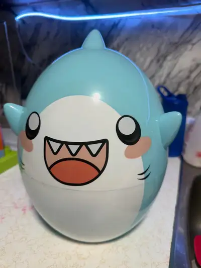 Thick shark toy / container FREE, View more