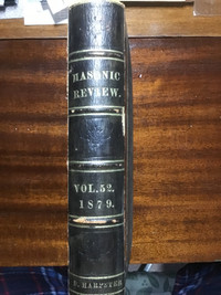 1879, Vol. 52 Masonic Review Book