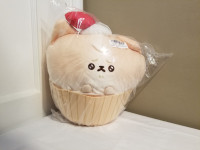 Kawaii Dog Cupcake with Strawberry Plushie (Yeastken)