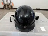 Bell black shortie motorcycle helmet