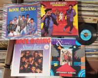 All For $40 - Kool & The Gang 4 Vinyl Records + 1 free gift