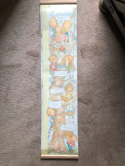 Vintage Hallmark Wall Growth Chart, never used (Brampton), View more