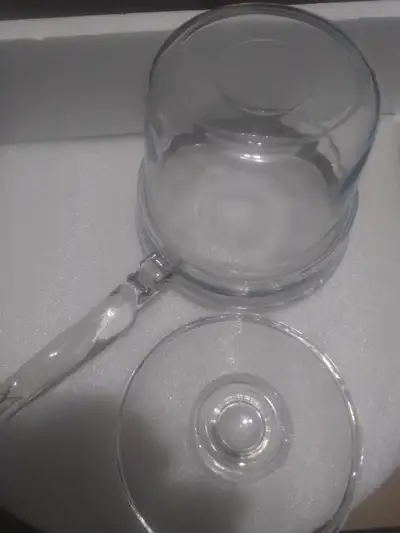 Pyrex Flameware Glass Double Boiler inner Pot & Lid replacement, View more