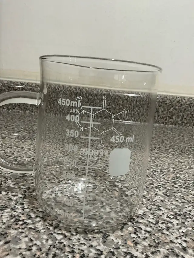 Caffeine Molecule Glass Mug in Kitchen & Dining Wares in Mississauga / Peel Region - Image 3