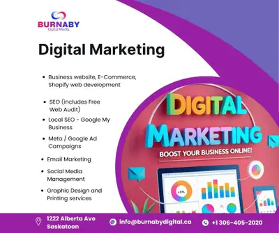 Ready to take your business online with our exclusive Digital Marketing deal? From designing an attr...