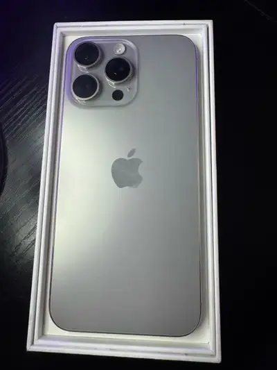 LIKE NEW!!! iPhone 15 Pro Max 256GB Silver, View more