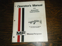 Massey Ferguson 820 Flex Disc Harrow  Operators Manual