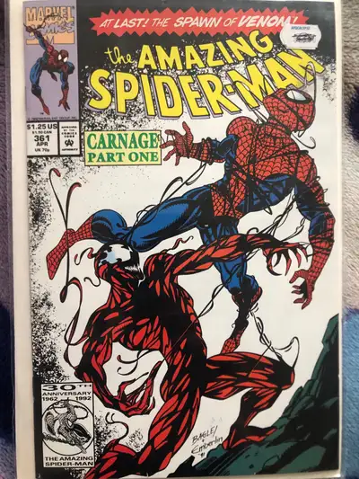 AMAZING SPIDER-MAN #361 1st CARNAGE APPEARANCE GREAT CONDITION, View more