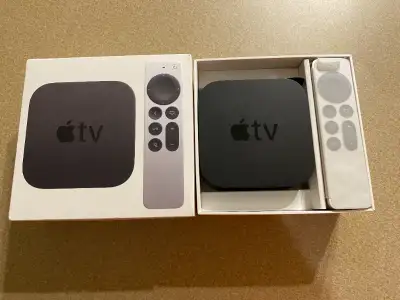 Open Box/New, Just opened box to inspect contents and take picture. Apple TV 4K (WiFi + Ethernet) Mo...