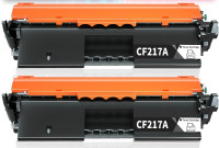 17A CF217A Toner Cartridges High Yield 2 pc