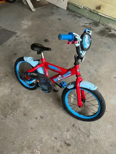 16 inch kids huffy bicycle with Spider-Man graphics, View more