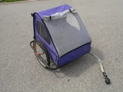 BIKE TRAILER FOR TWO KIDS EVERYTHING INCLUDED ONLY $75.00 FIRM!, View more