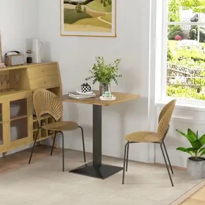 28" Square Dining Table, Modern Dining Room Table with Steel Bas, View more