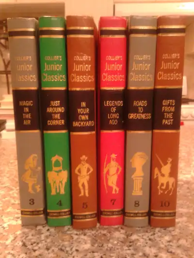 Collier's Junior Classics, Vintage Hardcover, 6 Copies, View more