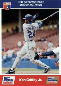 1992 Diet Pepsi Baseball Card set - complete 30 card set