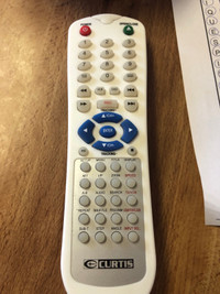 Curtis Dvd /VHS remote 