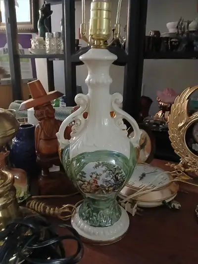 Vintage Victorian Style Table Lamp., View more