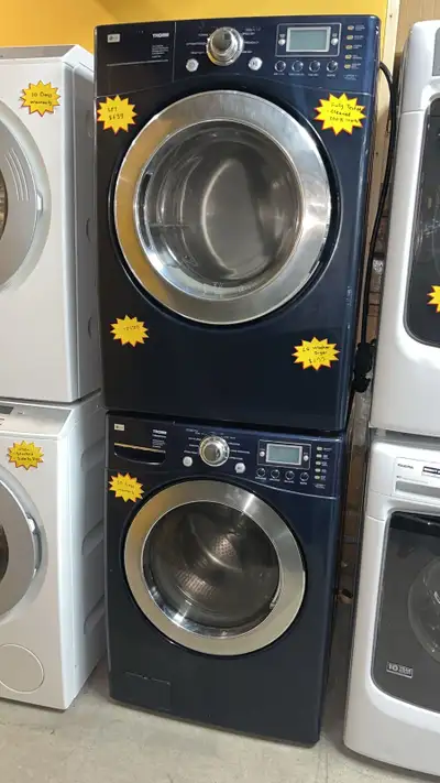 LG 27” Stackable Washer & Dryer Set Fully Tested, View more
