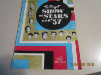 VINTAGE 1957  BIGGEST SHOW OF STARS CONCERT PROGRAM