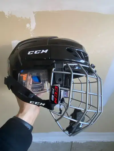 CCM FL3DS Jr. Youth Hockey Helmet with Full Cage, View more