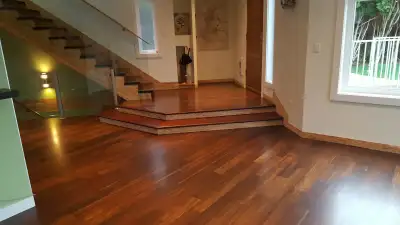 Hardwood refinishing, View more