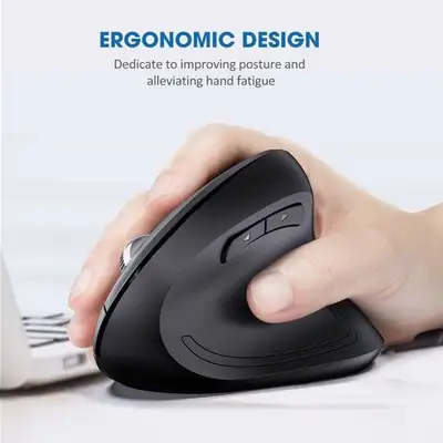 VictSing Wireless Ergonomic Vertical Mouse Ergonomic Wireless Mouse VicTsing ergonomic mouse dedicat...