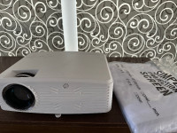 DR.J AK-40 1080P Wifi Projector with screen