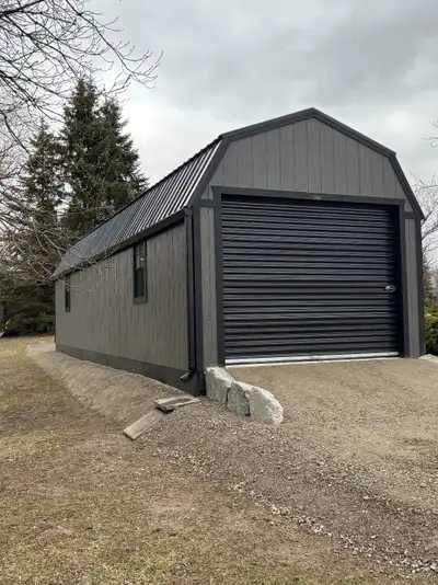 !! 10% SALE!! 12x40 Lofted Garage Shed, View more
