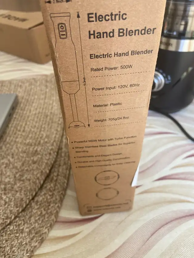 hand immersion blender  in Processors, Blenders & Juicers in Hamilton - Image 3