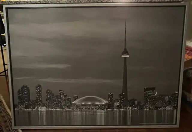 Toronto Skyline framed photo. * Reduced  Price*628632833991691228