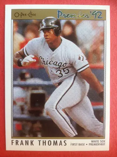 OPC Premier 1992 ~ Frank Thomas ~ Chicago White Sox, View more