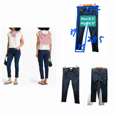 Women's FRAME Le Garcon Slim Boyfriend Jeans Size 26-28, View more