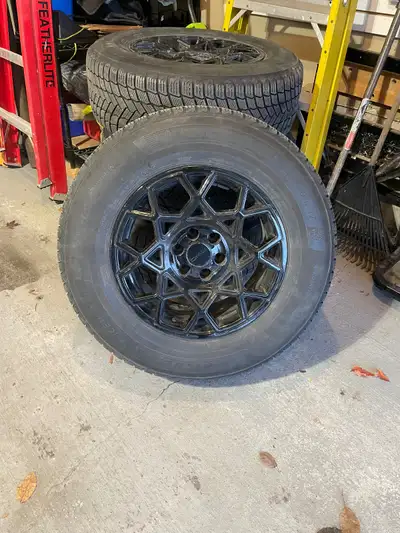 Michelin x-ice 245/70 R-17 with AWC Aluminum Rims