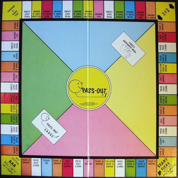SOLD PassOut Board Game (1971) Very Good Condition Toys & Games